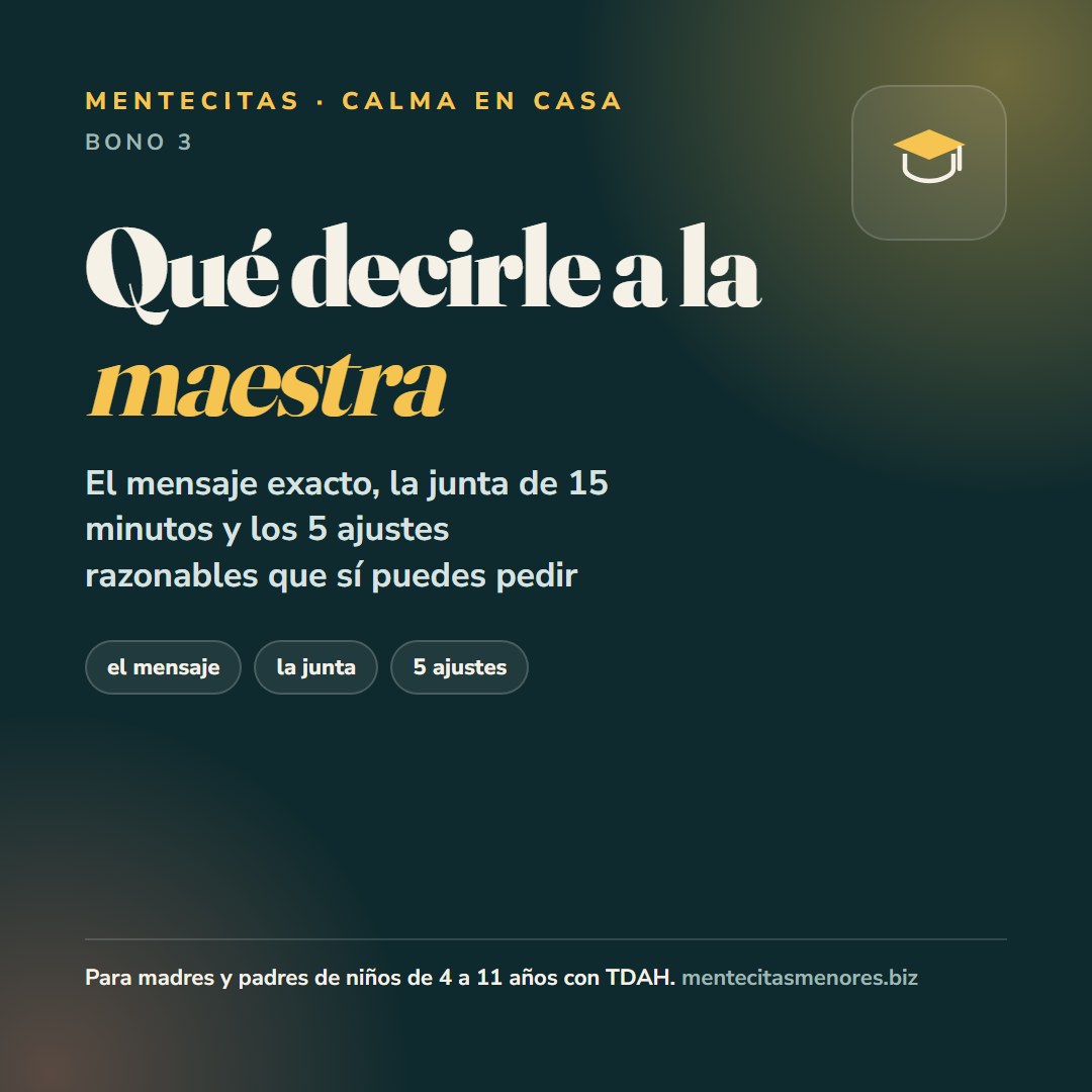 Qué decirle a la maestra