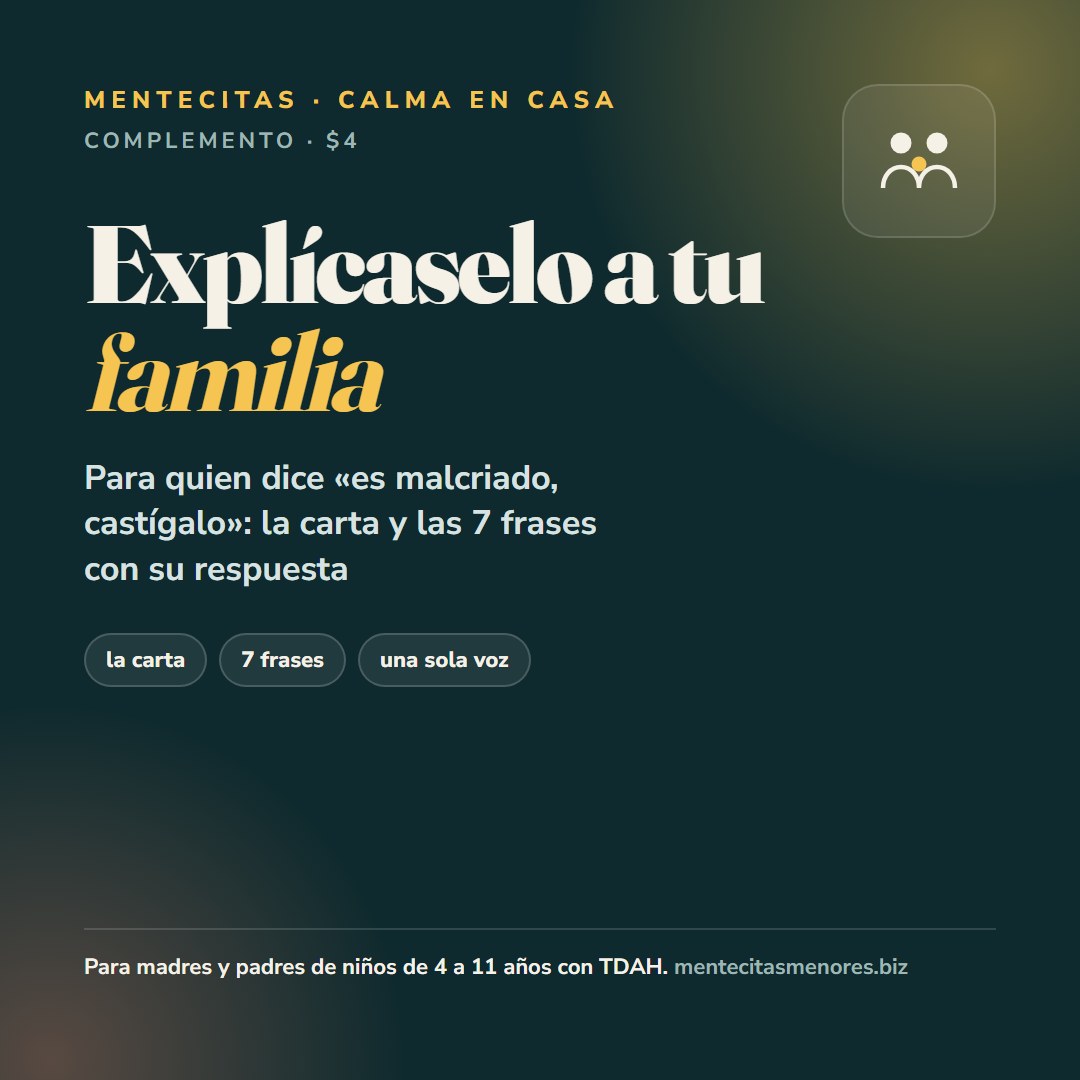 Explícaselo a tu familia